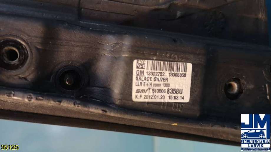 Speil høyre til Opel Astra J 2010-2015  (OPEL|5835068358U||13302752)