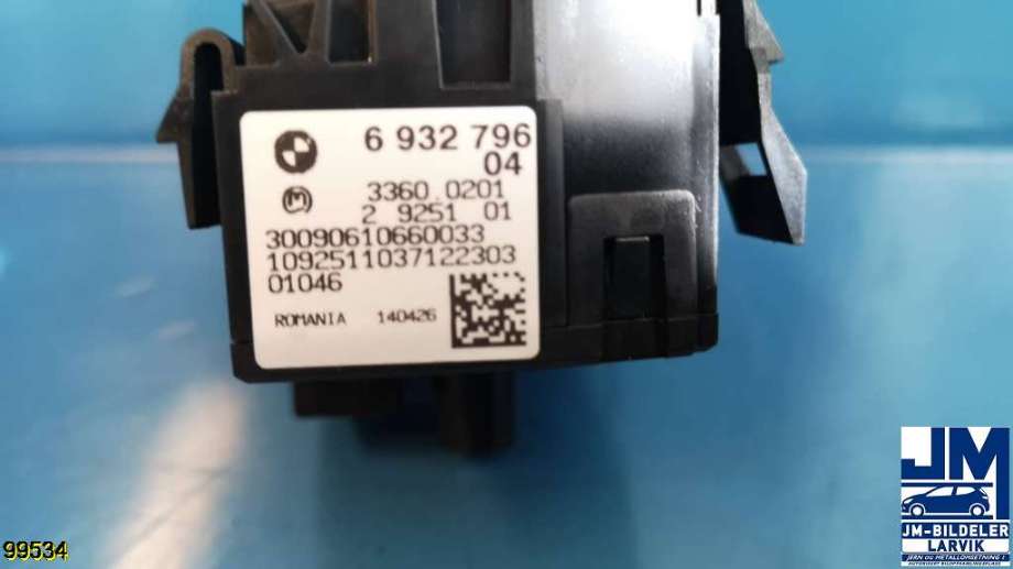 Bryter lys til BMW 1-Serie 2004-2011 (E81/E82/E87/E88) (E81/E82/E87/E88) (BMW|693279604|)