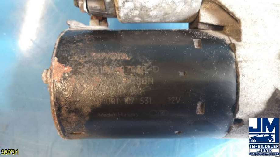 Starter til Toyota Avensis 2009-2015 (Type III, Fase 1)  (TOYOTA|001107531|)