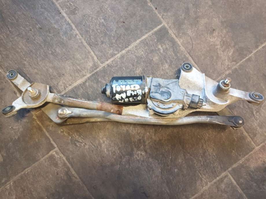 Viskermotor frontrute komplett m/overføring til Toyota Avensis, Verso, 2001-2009
