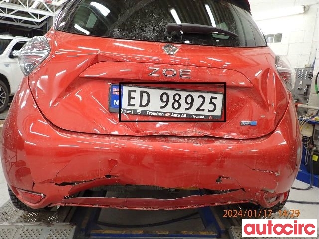 Renault Zoe 2013-2019 (Fase 1) , Motorkode: 5AQ-80, Girkassekode: 