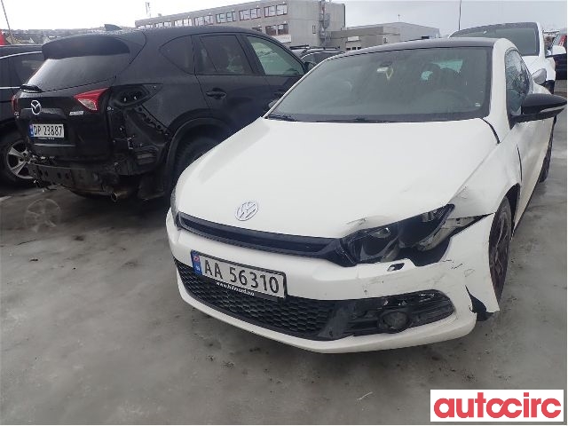 VW Scirocco 2008-2013 , Motorkode: CAVD, Girkassekode: 
