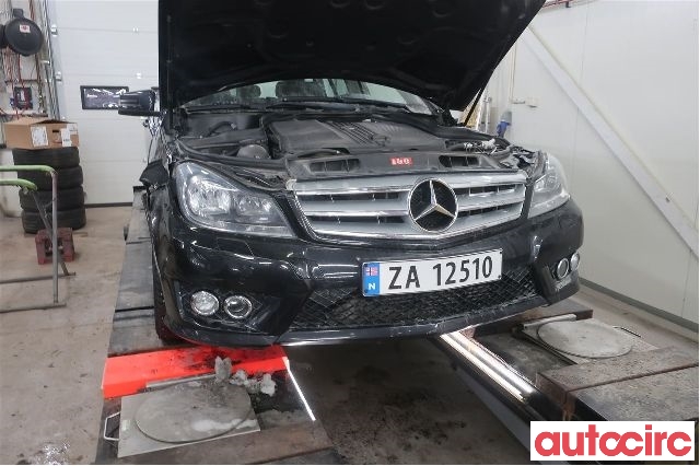 Mercedes C-Klasse 2011-2014 (Fase 2) (W204) (W204), Motorkode: OM651.913, Girkassekode: 