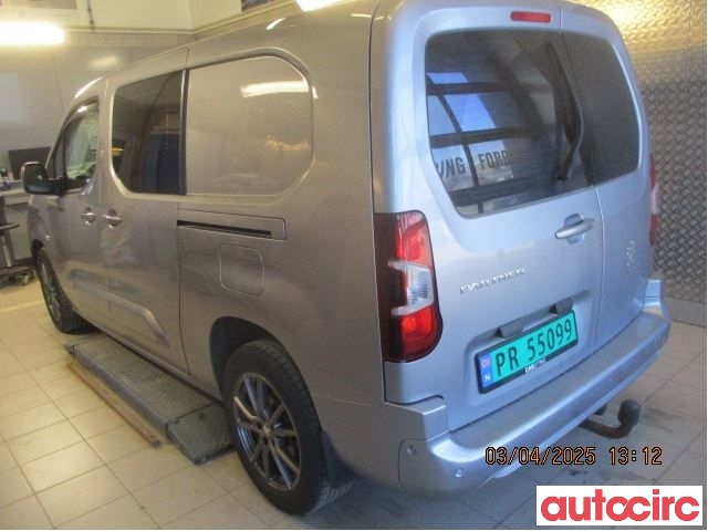 Peugeot Partner 2019-->> (Type III) , Motorkode: YHZ, Girkassekode: