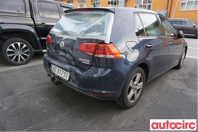 VW Golf VII 2012-2017 (Fase 1) , Motorkode: CRBC, Girkassekode: 