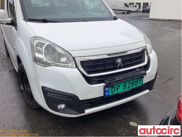 Peugeot Partner 2015-2019 (Type II, Fase 2) , Motorkode: BHY, Girkassekode: 