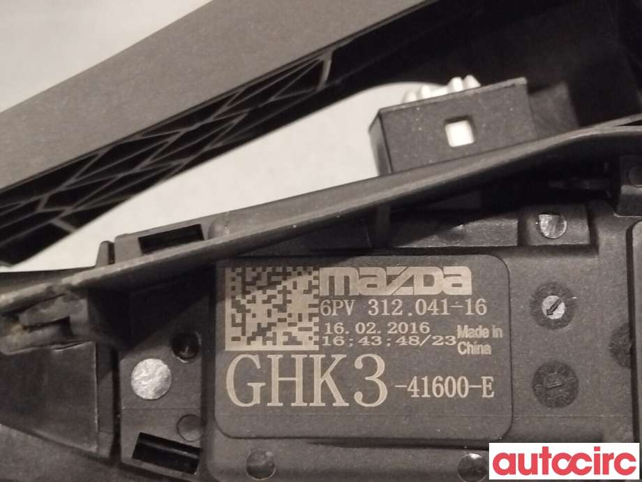 Pedal gass til Mazda CX-3 2015-2022  (MAZDA|GHK3-41-600G|6PV312041-16|GHK3-41600-E)