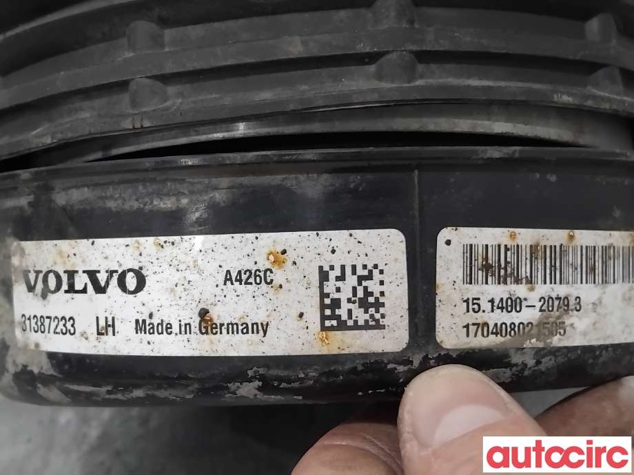 Fjær foran nivå luftpute/belg til Volvo V90 / V90 CC / S90 2016-->> (VOLVO|32246192|151400-20793|31387233)