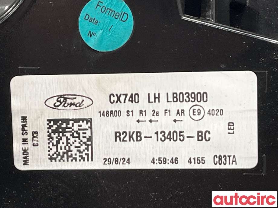 Baklykt venstre til Ford Explorer 2020-->>  (FORD|2790711|R2KB-13405-BC)