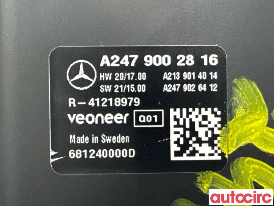 Sensor radar til Mercedes EQA 2021-->>  (MERCEDES|A2479002816||A2749008017)