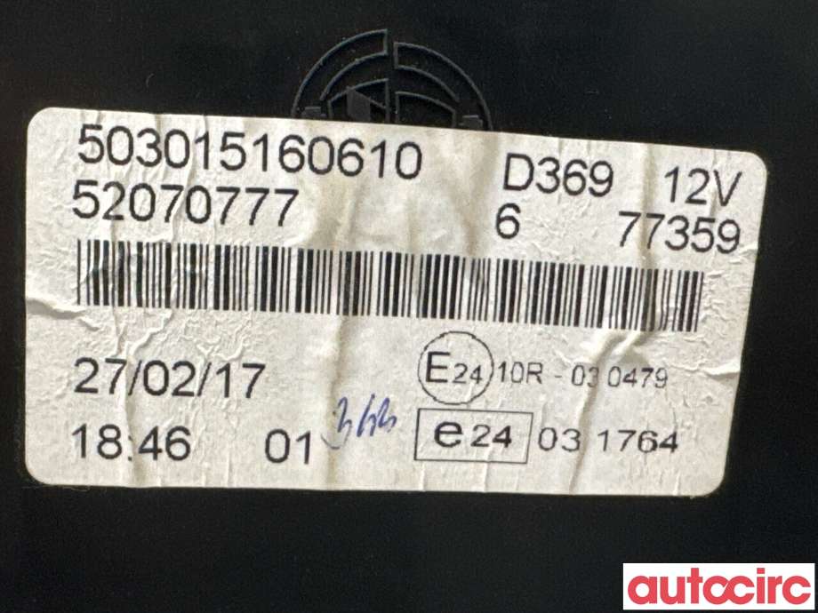 Instrumentpanel til Opel Combo D 2012-2018 (OPEL|95523595||95525096)