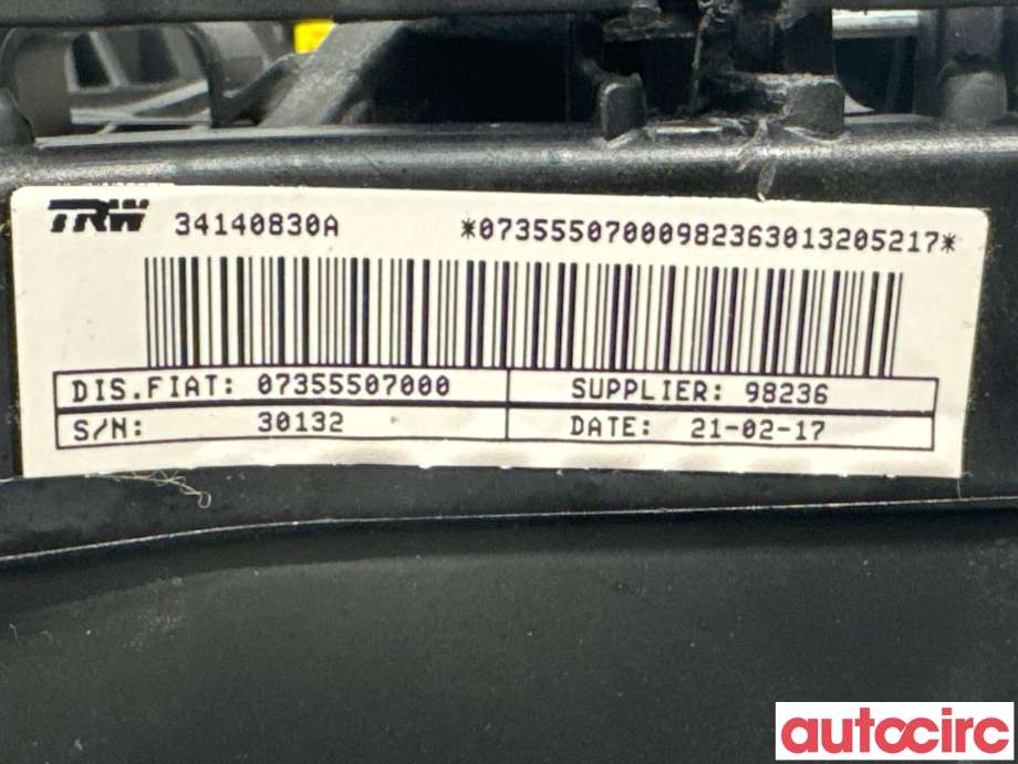 Airbag rattpute til Opel Combo D 2012-2018  (OPEL|95513081||34140830A)