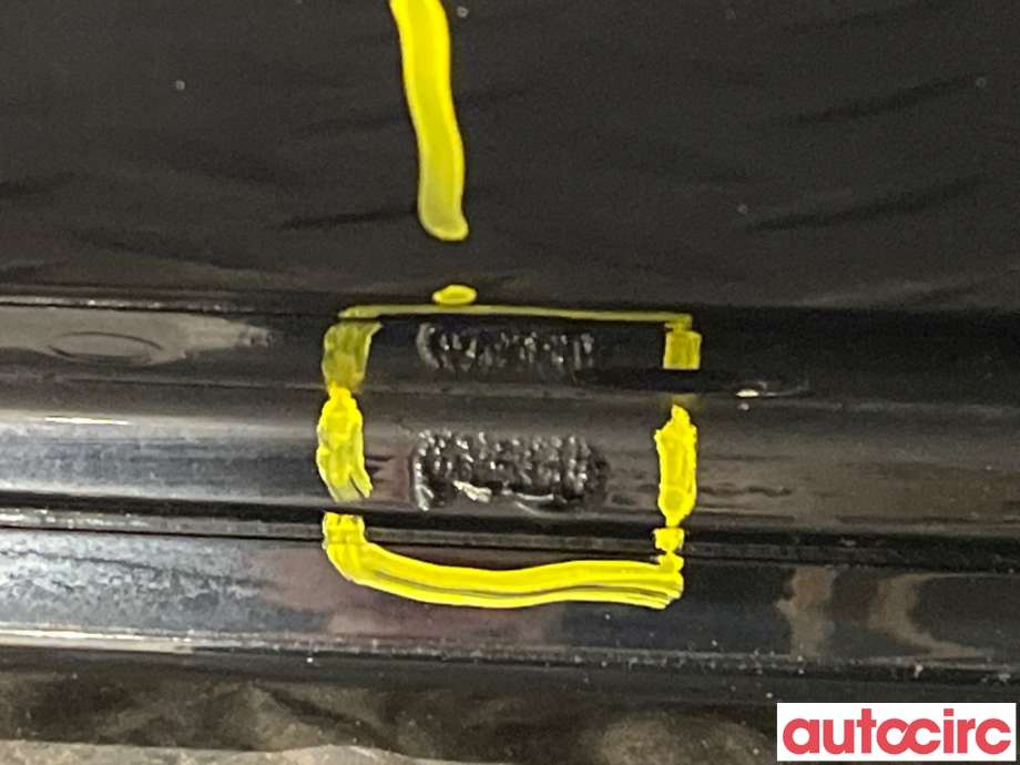 Dør høyre bak til Porsche Panamera 2009-2017 (Type I) (970) (970) (PORSCHE|97053201200|97053201201)