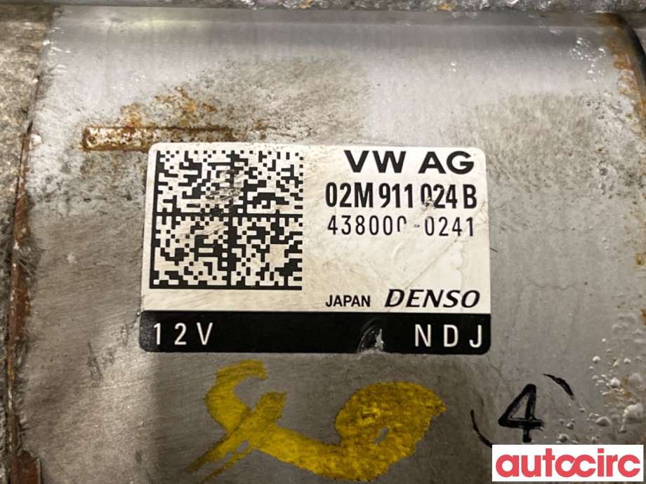 Starter diesel til VW Golf VII 2012-2017 (Fase 1)  (VOLKSWAGEN|02M911024BX|438000-0241|02M911024B)