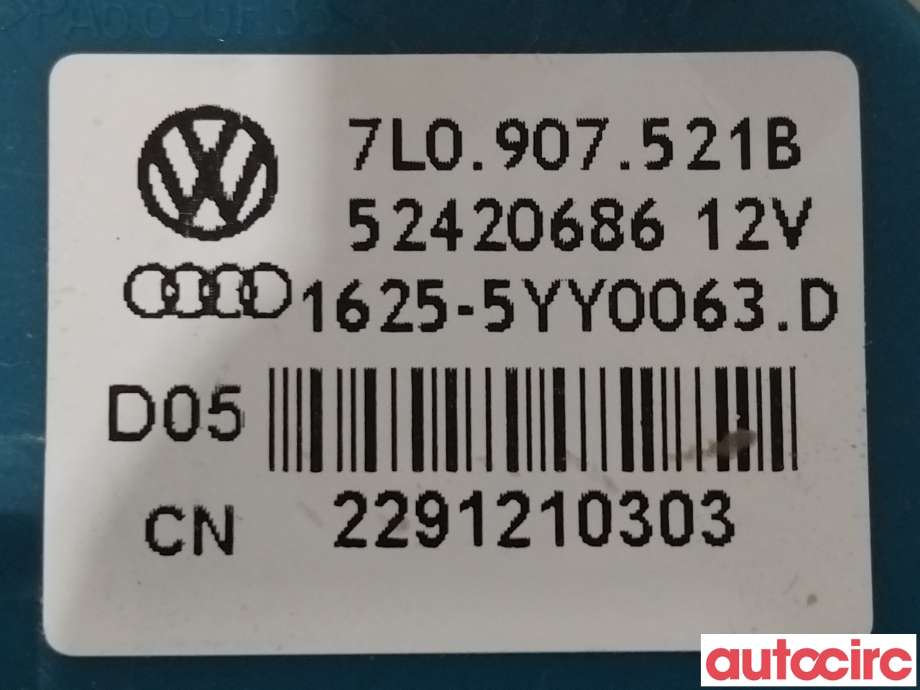 Varmeapparat motstand til VW Transporter / Caravelle 2009-2015 (Fase 2) (T5) (T5) (VOLKSWAGEN|7L0907521B)