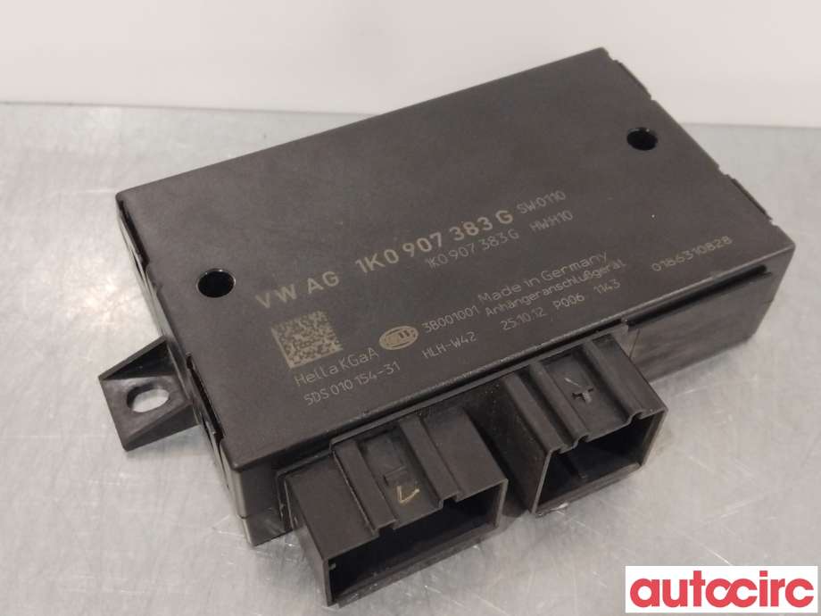 Styreenhet hengerfeste til VW Transporter / Caravelle 2009-2015 (Fase 2) (T5) (T5) (VOLKSWAGEN|1K0907383G)