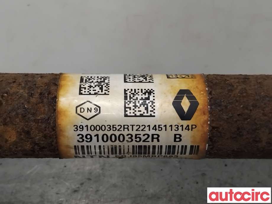 Drivaksel høyre foran, elbil til Renault Megane 2016-->> Type IV  (RENAULT|391007804R||391000352R)