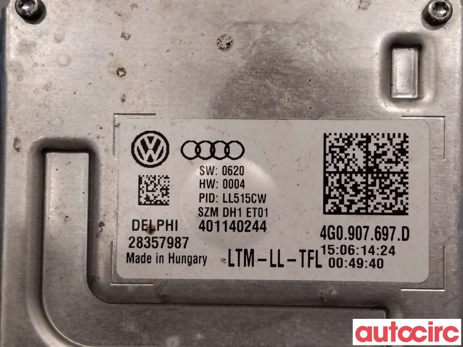 Styreenhet xenon/ballast til Škoda Octavia 2013-2016 (Type III, Fase 1)  (SKODA|4G0907697D)