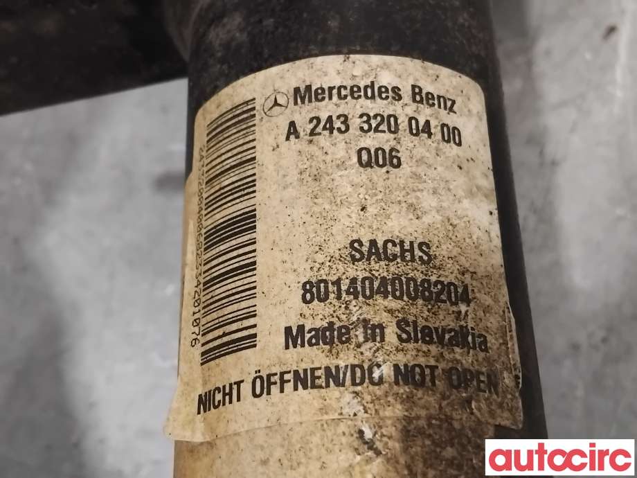 Fjærbein høyre foran til Mercedes EQA 2021-->> (MERCEDES|A2433230200|801404008204|A2433200400)