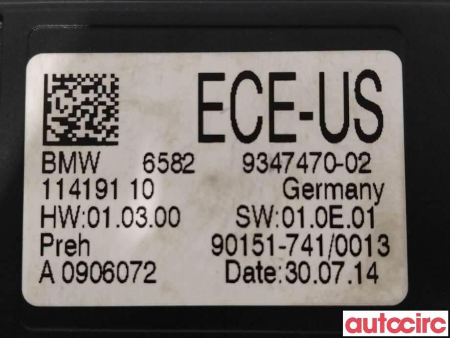 Styreenhet diverse til BMW X3 2010-2017 (F25) (F25) (BMW|65829371374|65829347470)
