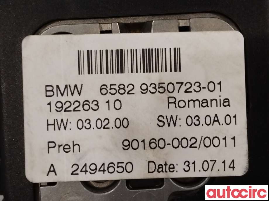Bryter diverse til BMW X3 2010-2017 (F25) (F25) (BMW|65829350723)