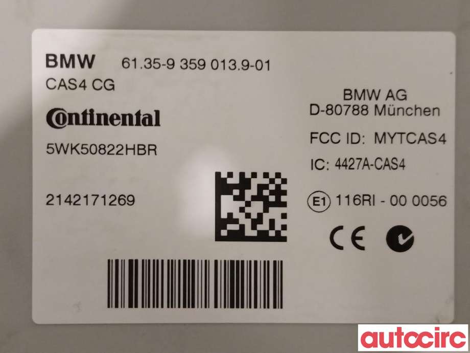 Styreenhet diverse til BMW X3 2010-2017 (F25) (F25) (BMW|61356809374|61359359013)