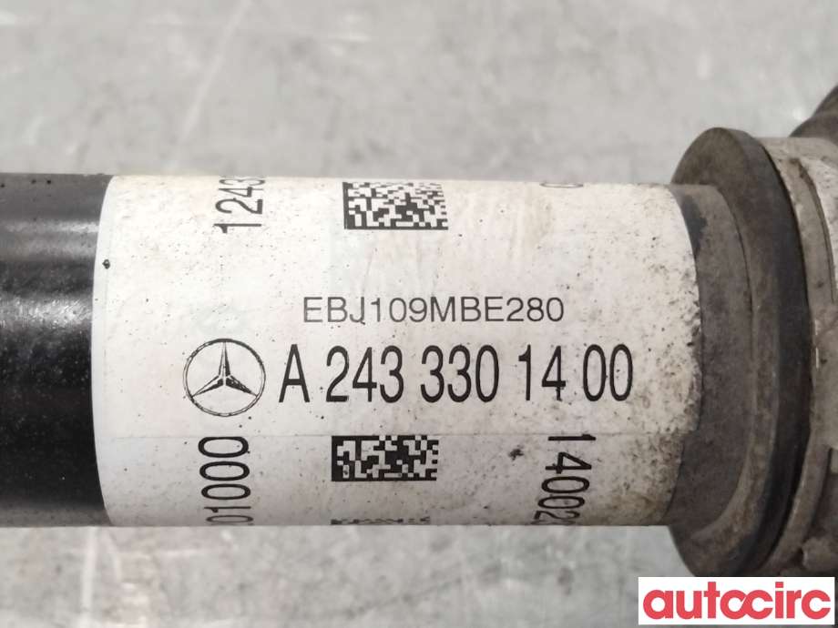 Drivaksel høyre foran, elbil til Mercedes EQA 2021-->>  (MERCEDES|A2433301500||A2433301400)