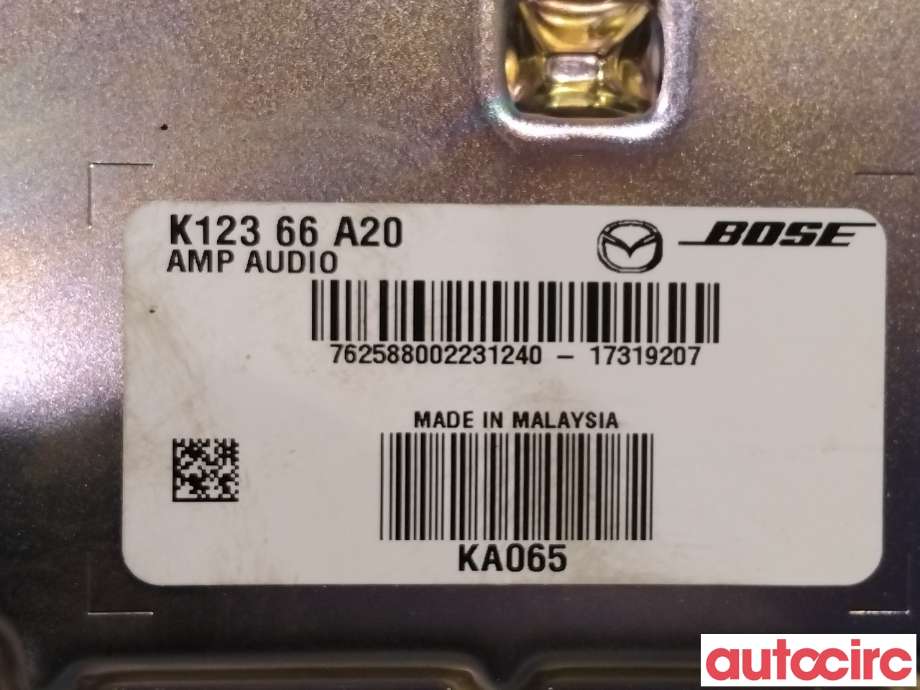 Bilstereo forsterker til Mazda CX-5 2017-->> (Type II)  (MAZDA|K12366A20B)