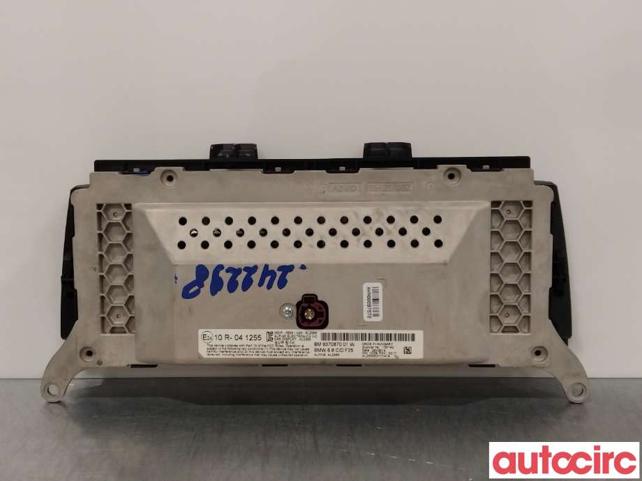 Multimedia display (MCU - Media Controller Unit) til BMW X3 2010-2017 (F25) (F25) (BMW|65509370870|9370870)