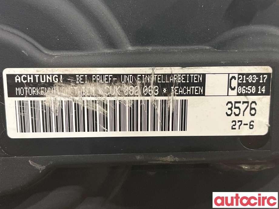 Motor bensin til VW e-Golf 2017-2020 (Fase 2)  (VOLKSWAGEN|04E100099A|CUKB)
