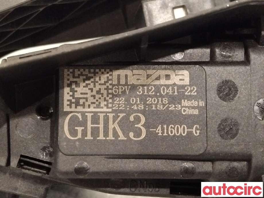 Pedal gass til Mazda CX-5 2017-->> (Type II) (MAZDA|GHK3-41-600G|6PV312041-22|GHK3-41600-G)