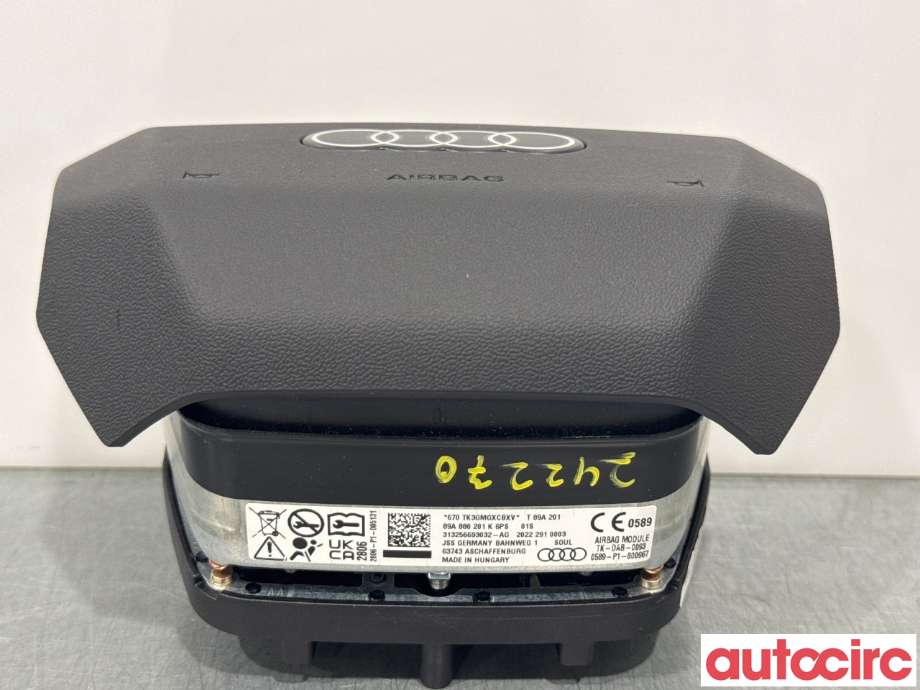Airbag rattpute til Audi Q4 e-tron 2021-->>  (AUDI|89A880201K|)