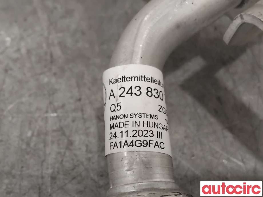 Aircondition rør til Mercedes EQA 2021-->>  (MERCEDES|A2438307400|)
