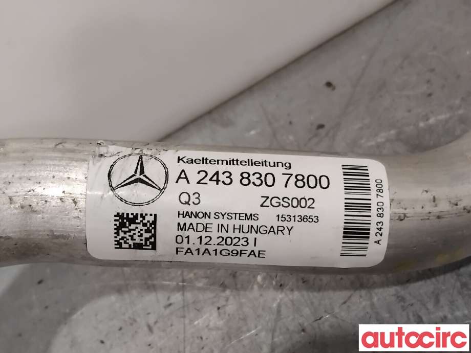 Aircondition rør til Mercedes EQA 2021-->> (MERCEDES|A2438307800|)