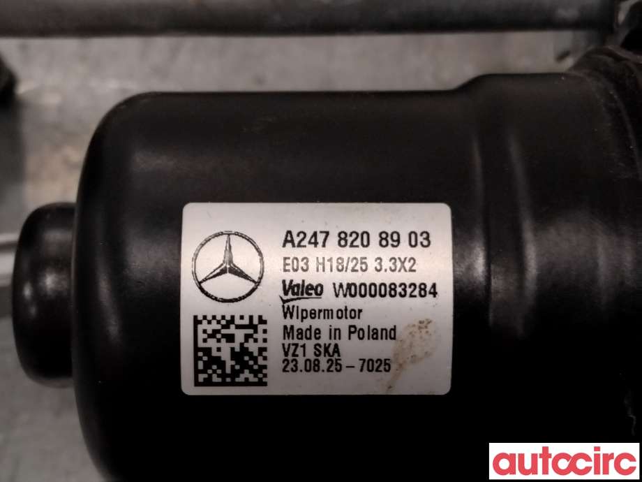 Viskermotor frontrute til Mercedes EQA 2021-->>  (MERCEDES|A2478204202|W000083284|A2478209203)