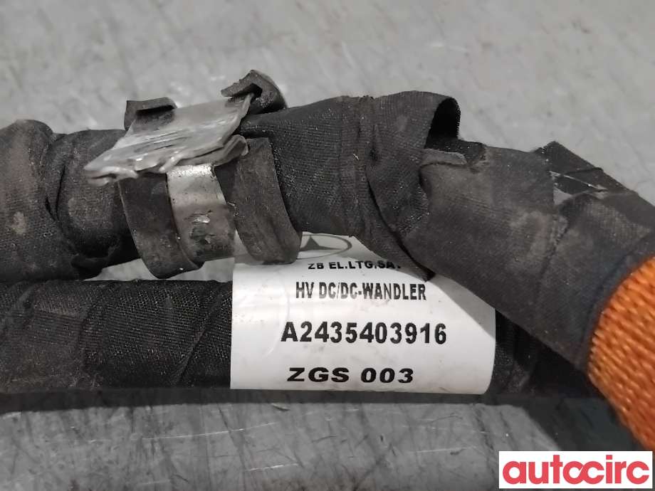 Kabel høy volt (HV) hybrid til Mercedes EQA 2021-->>  (MERCEDES|A2435403916|)