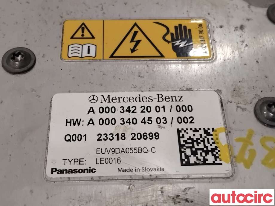 DCDC converter hybrid til Mercedes EQA 2021-->>  (MERCEDES|A0003422001|LE0016)
