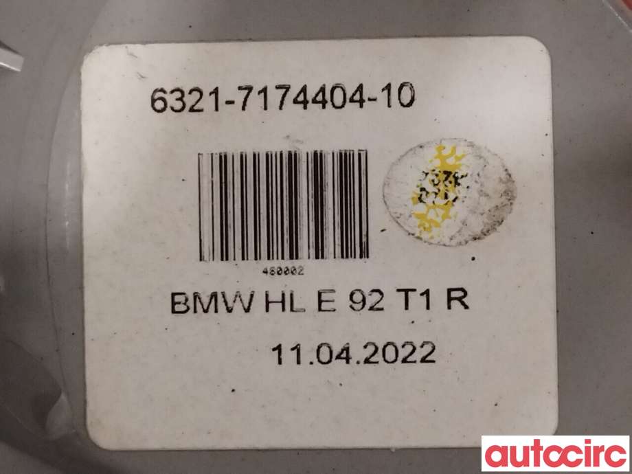 Baklykt høyre til BMW 3-Serie 2005-2011 (E90/E91/E92/E93) (E90/E91/E92/E93) (BMW|63217174404)