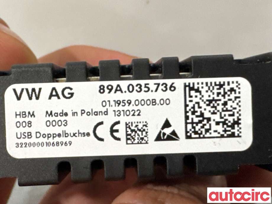 Diverse deler til Audi Q4 e-tron 2021-->>  (AUDI|89A035736|)