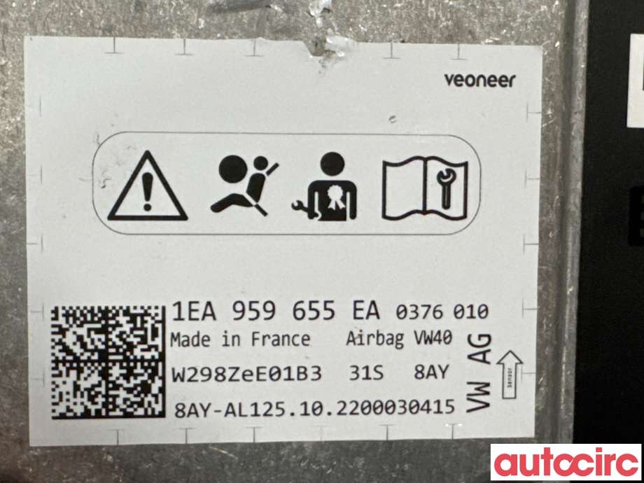 Airbag elektronikk til Audi Q4 e-tron 2021-->> (AUDI|1EA959655EA|)
