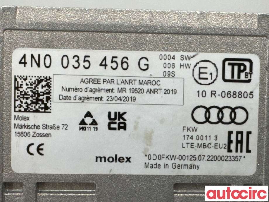 Diverse deler til Audi Q4 e-tron 2021-->>  (AUDI|4N0035456D||4N0035456G)