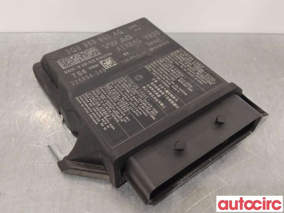 Airbag elektronikk til Škoda Octavia 2013-2016 (Type III, Fase 1)  (SKODA|3Q0959655AQ)