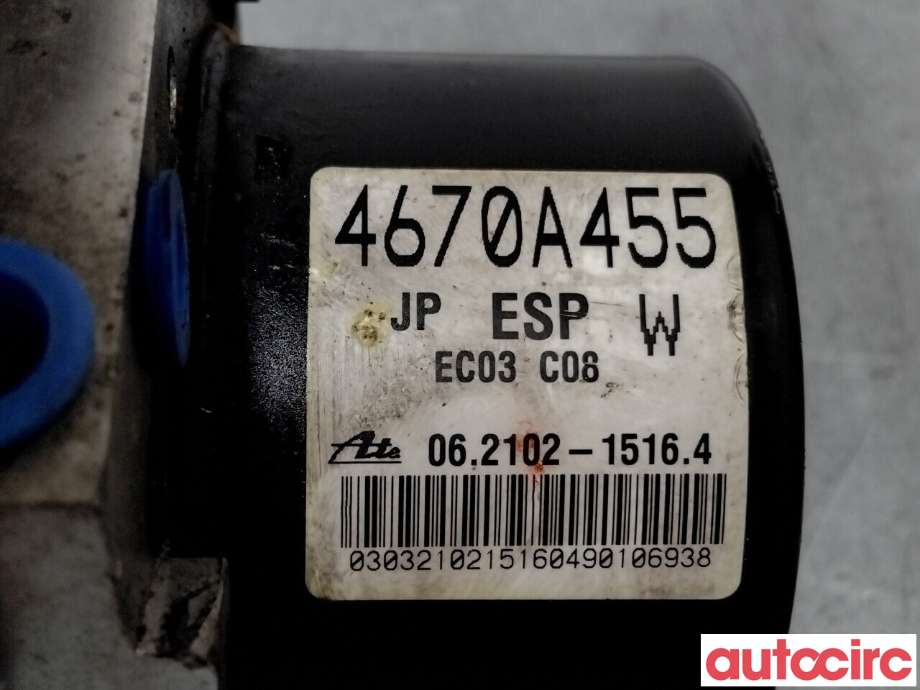 ABS sentral til Mitsubishi Outlander 2010-2012 (Type II, Fase 2) (MITSUBISHI|4670A456|062109-56653|4670A455)