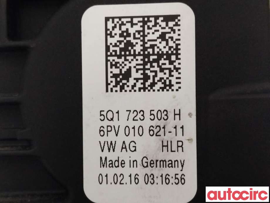 Pedal gass til Škoda Octavia 2013-2016 (Type III, Fase 1)  (SKODA|5Q1723503H)