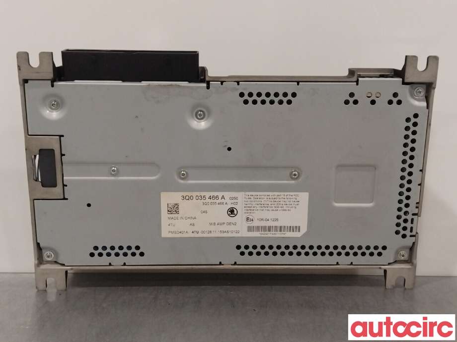 Bilstereo forsterker til Škoda Octavia 2013-2016 (Type III, Fase 1)  (SKODA|3Q0035466A)