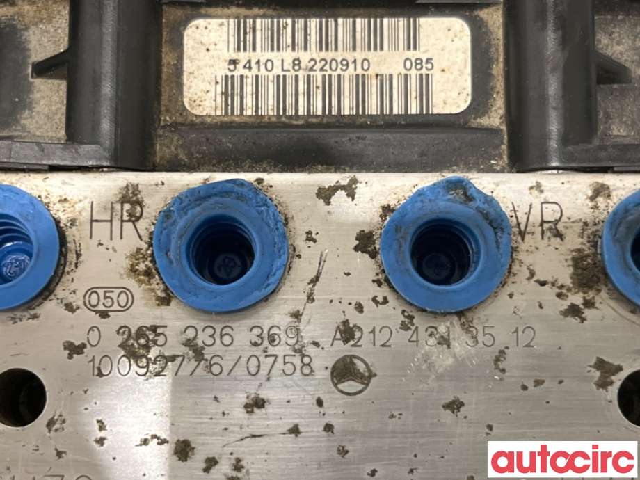 ABS sentral til Mercedes E-Klasse 2009-2013 (Fase 1) (W212) (W212) (MERCEDES|A2124313612|0265236369|A2184313312)