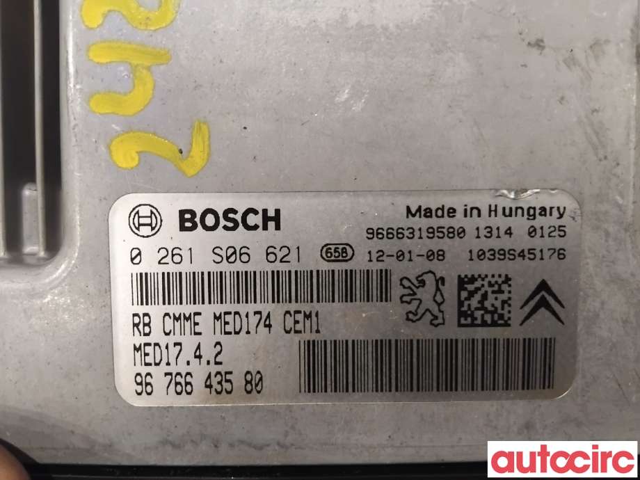 Styreenhet motor til Peugeot RCZ 2010-2015 (PEUGEOT|1606951280|0261S06621|9676643580)