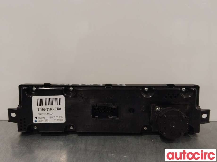 Varmeapparat betjening til BMW X6 2008-2014 (E71/E72) (E71/E72) (BMW|64119215515|64119215514|9166318)