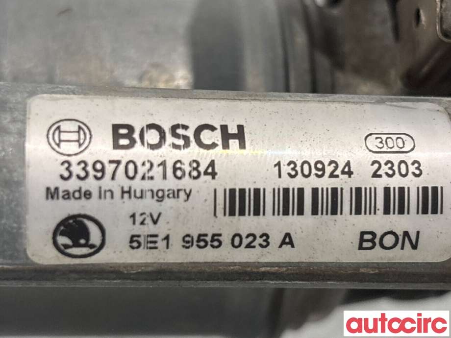 Viskermotor frontrute til Škoda Octavia 2013-2016 (Type III, Fase 1)  (SKODA|5E1955023A|1397220650|5E1955023B)