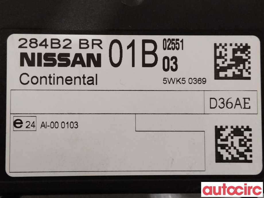 Styreenhet comfort (BCM) til Nissan X-Trail 2007-2014 (T31) (T31) (NISSAN|284B2BR01B)